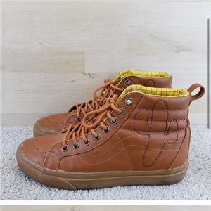 VANS Sk8-Hi x Disney Toy Story Woody Women's Size 8 Brown Leather Andy Shoes